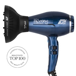 Parlux Alyon Air Ionizer Tech Hair Dryer And Diffuser Midnight Blue