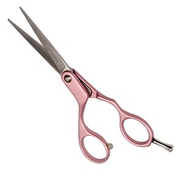 Iceman Cool Pink 5.5" Left Handed Hairdressing Scissors