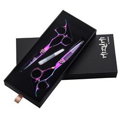 Iceman Mizumi Katani 5.5” Hairdressing Scissors and Thinner Set Pink