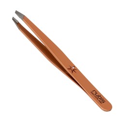 Rubis Slant Tweezer Metallic Star Orange