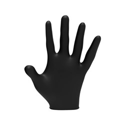 L3VEL3 Nitrile Gloves Black Extra Large 100pk