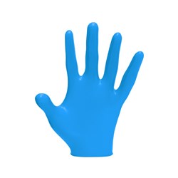 L3VEL3 Nitrile Gloves Blue Large 100pk