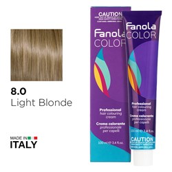 Fanola Color Hair Colour 8.0 Light Blonde