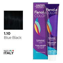 Fanola Color Hair Colour 1.10 Blue Black