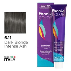 Fanola Color Hair Colour 6.11 Dark Blonde Intense Ash