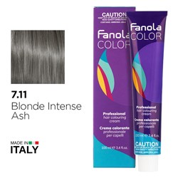 Fanola Color Hair Colour 7.11 Blonde Intense Ash