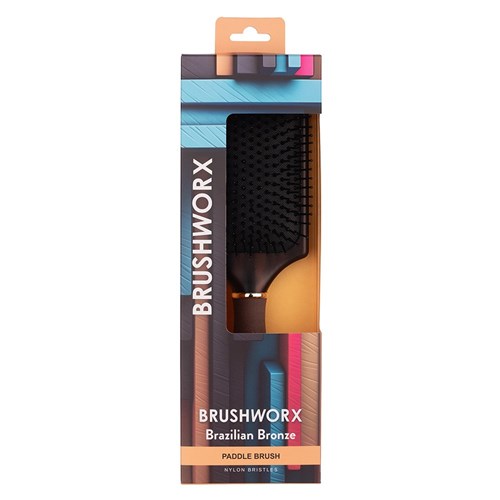 Brushworx Brazilian Bronze Paddle Hair Brush 