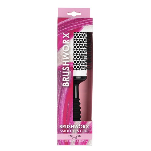Brushworx Smooth n Curl Hot Tube Brush Large