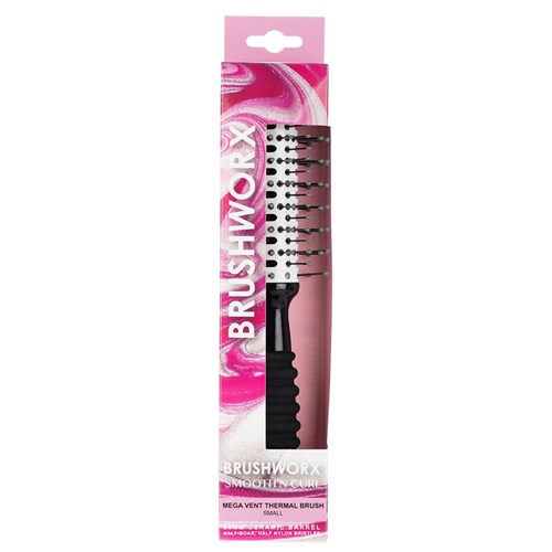 Brushworx Smooth n Curl Mega Vent Thermal Brush Small