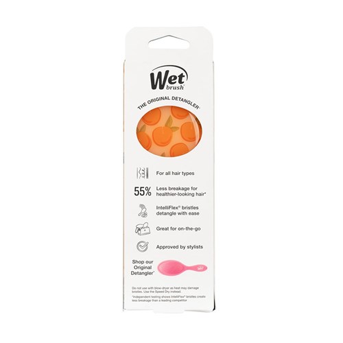 WetBrush Tutti Fruitti Mini Detangler Peach