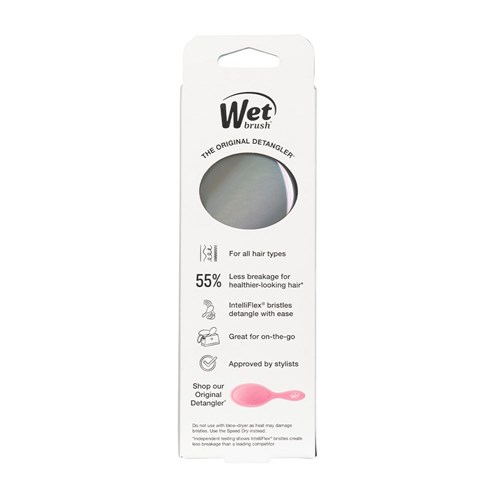WetBrush Iridescence Icon Mini Detangler Chrome