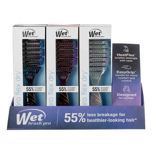 WetBrush Pro Holographic Flex Dry Display