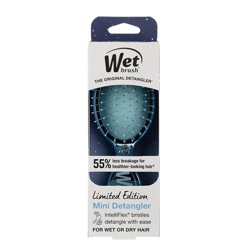 WetBrush Festive Finish Mini Detangler Blue