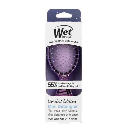 WetBrush Festive Finish Mini Detangler Purple