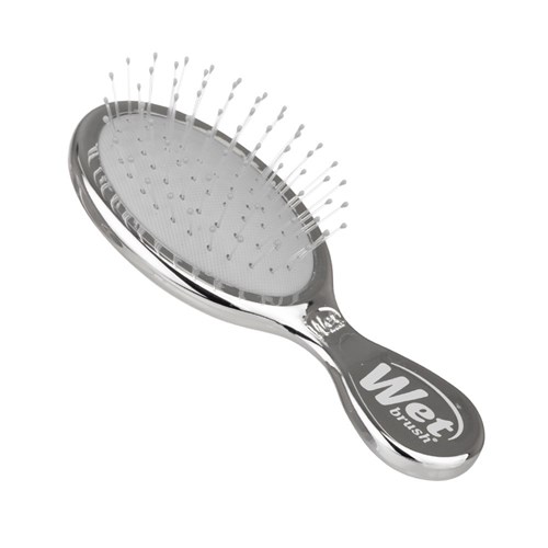 WetBrush Festive Finish Mini Detangler Silver