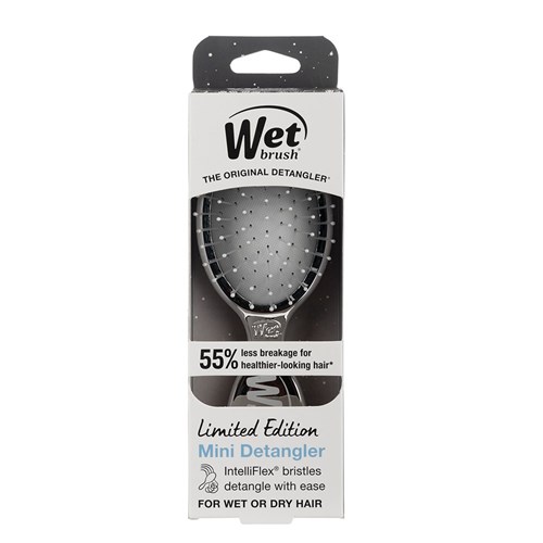WetBrush Festive Finish Mini Detangler Silver