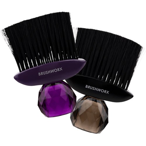 Brushworx Crystal Neck Brush Black