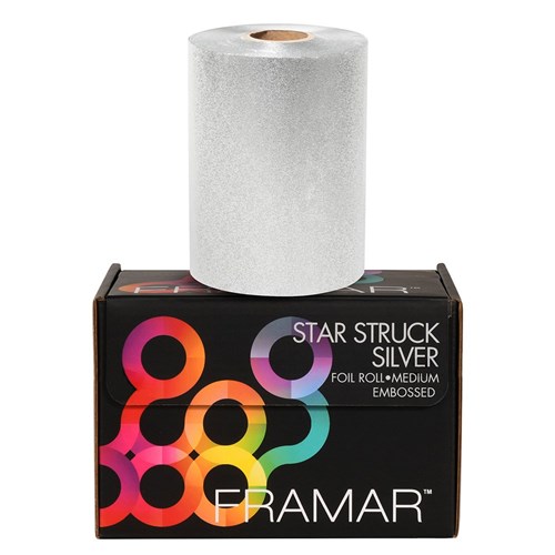 Framar Embossed Foil Roll Star Struck Silver