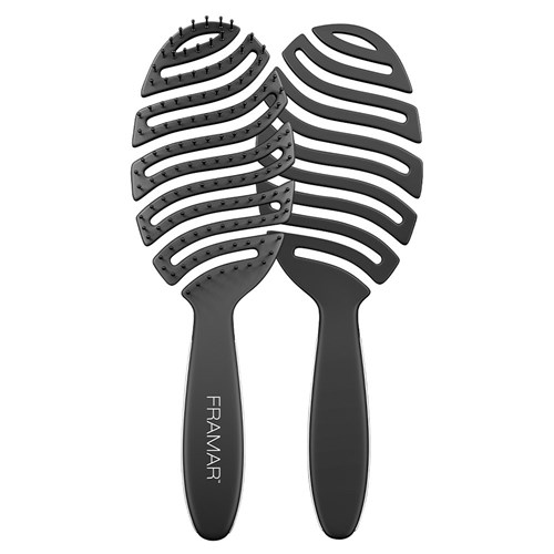 Framar Flex Hair Brush Black