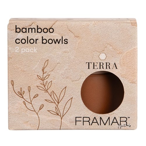 Framar Bamboo Colour Bowl Set Terra Neutrals