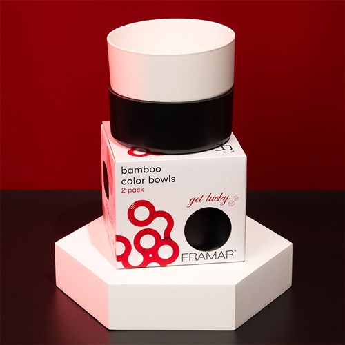 Framar Bamboo Colour Bowls 2pk Get Lucky