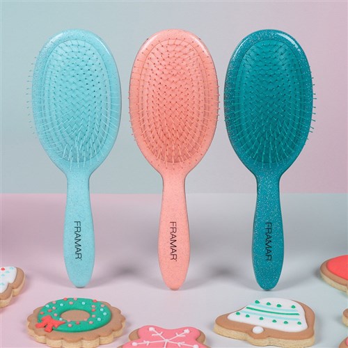 Framar Detangle Hair Brush Cookie Cutter Ginger