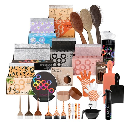 Framar Mini Detangle Hair Brush Black