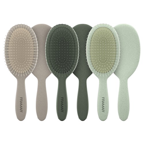 Framar Detangle Hair Brush Sage Birch