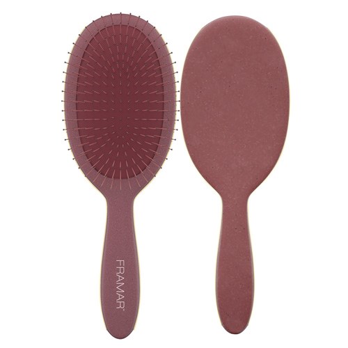 Framar Detangle Hair Brush Dark Academia Maroon