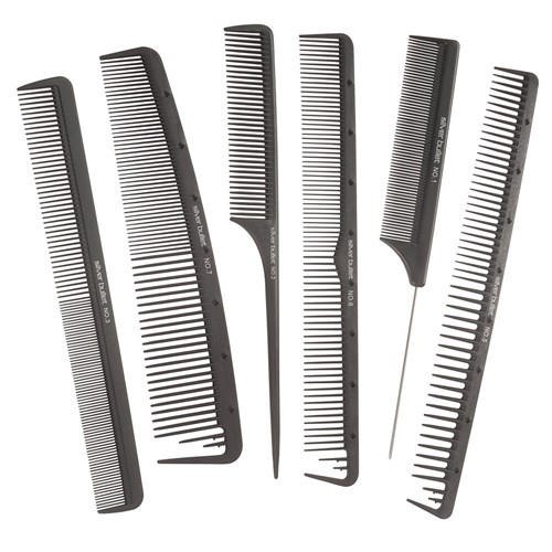 Silver Bullet Carbon Wide Teeth Cutting Hair Comb