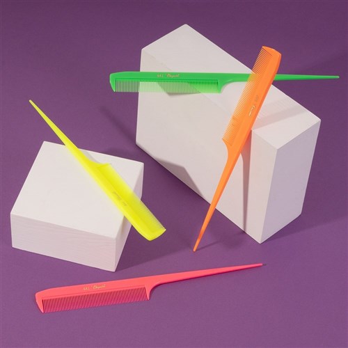 Krest Cleopatra 441 Neon Tail Hair Comb Yellow