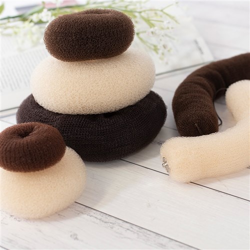 Dress Me Up Hair Donut Brown Large Regular