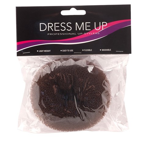 Dress Me Up Hair Donut Brown Large