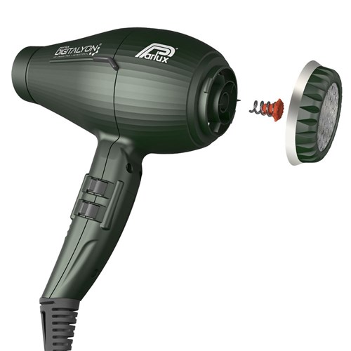 Parlux DigitAlyon Hair Dryer And Diffuser Anthracite