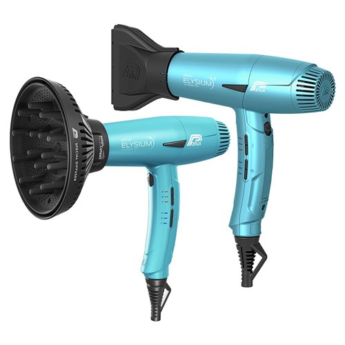 Parlux Elysium Hair Dryer and Diffuser Blue