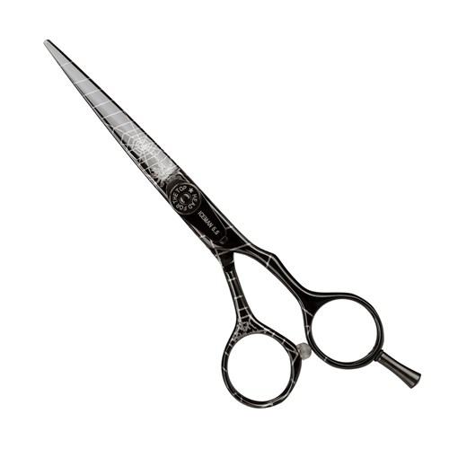 Iceman Suntachi Black Widow Web Design 5.5” Hairdressing Scissors 