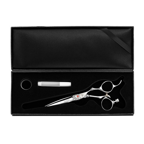 Iceman Suntachi Black Widow 5.5” Swivel Thumb Hairdressing Scissors