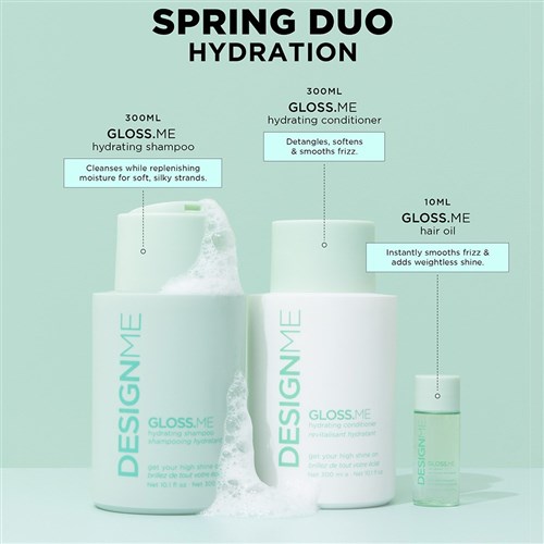 DESIGNME GlossME Wash Day Hydration Duo
