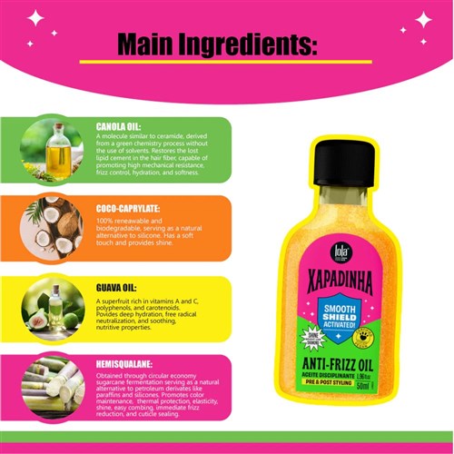 Lola Xapadinha Anti Frizz Hair Oil