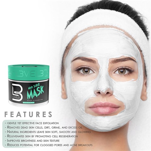 L3VEL3 Mud Facial Scrub