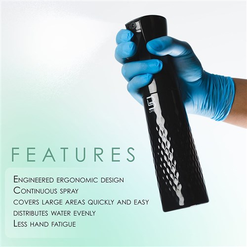 L3VEL3 Bevelled Water Spray Bottle White