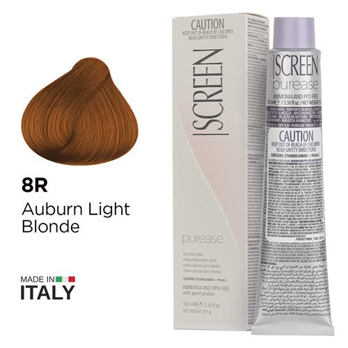 Screen Purease Colour 8R Auburn Light Blonde