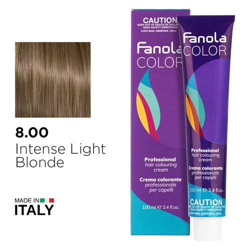 Fanola Color Hair Colour 8.00 Intense Light Blonde