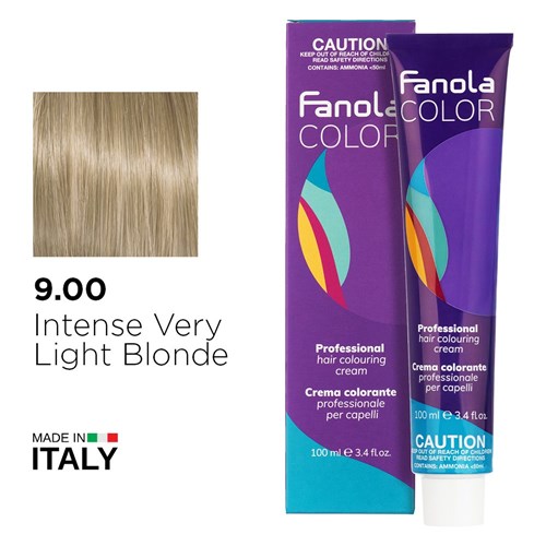Fanola Color Hair Colour 9.00 Intense Very Light Blonde