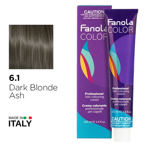Fanola Color Hair Colour 6.1 Dark Blonde Ash