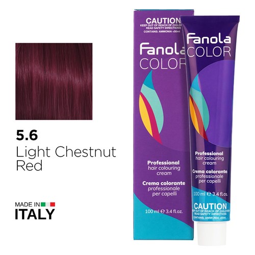 Fanola Color Hair Colour 5.6 Light Chestnut Red