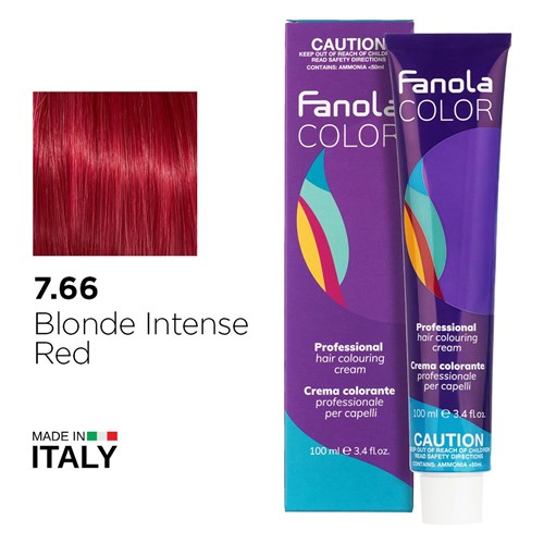 Fanola Color Hair Colour 7.66 Blonde Intense Red