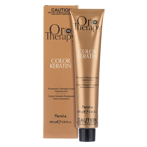 Fanola Oro Therapy Color Keratin Hair Colour 6.00 Intense Dark Blonde
