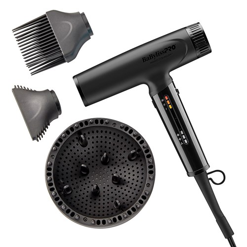 BaBylissPRO Nano Light Ionic Hair Dryer Black
