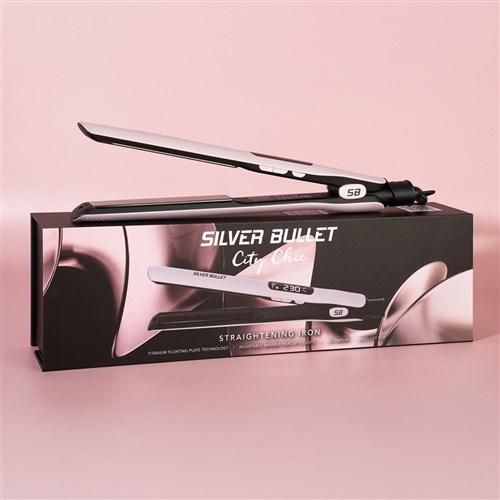 Silver Bullet City Chic Hair Straightener Pink